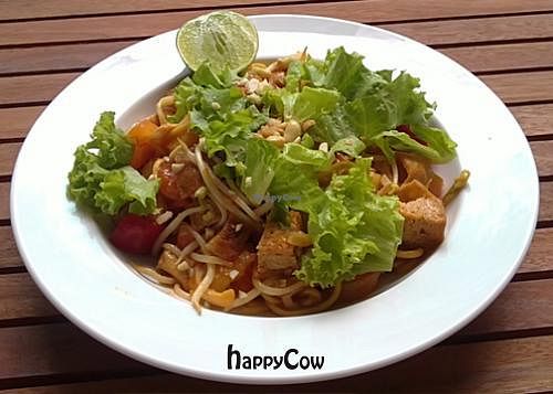 Indian fried noodle at The Vegetarian in Phnom Penh