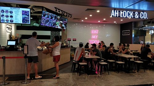 Shop front at Ah Lock & Co in Central Singapore