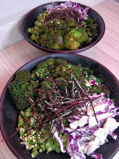 Veggie bowl. at Ah Lock & Co in Central Singapore