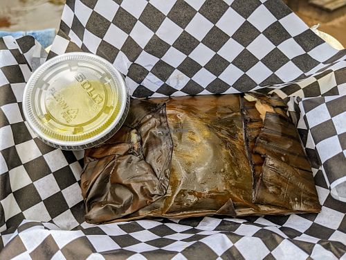 Tamales. at The Abundant Vegan - Food Truck in Austin