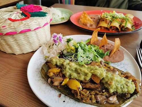 Front: Huarache vegetal (eur12) at El Rey in Altea