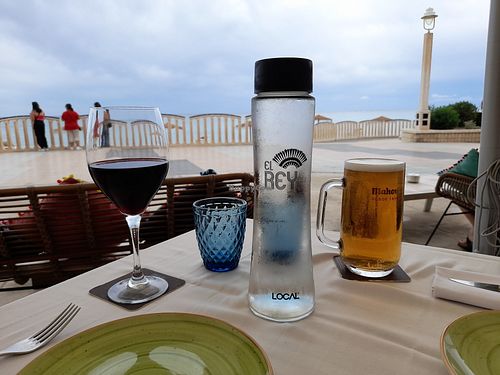 The view from our table at El Rey in Altea