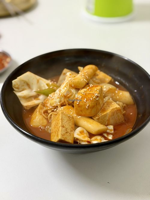 Ramen with tofu  at Korean Conner in Hua Hin
