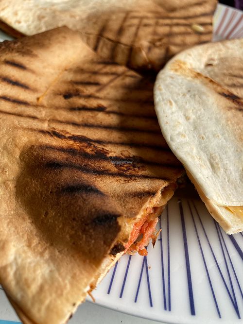 Quesedilla☮️ at De Vegakoerier in Castricum