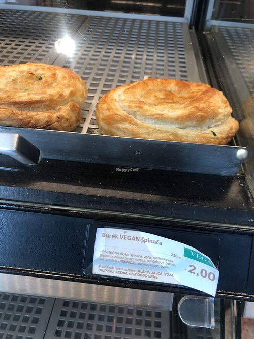 spinach pie at 3Roses in Ljubljana