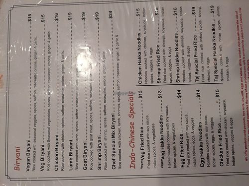  at Taj Indian Restaurant And Bar in Port St Lucie