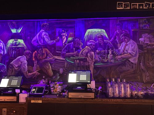 Bar mural  at Guerrilla Pizza  in Las Vegas