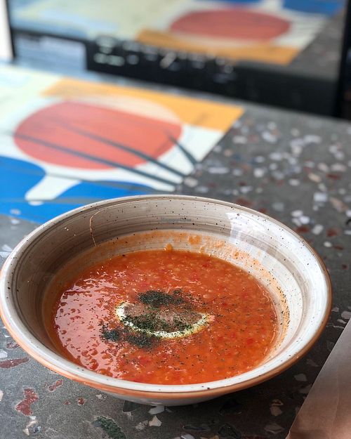 Lentil soup at Israel Grill in Krasnodar