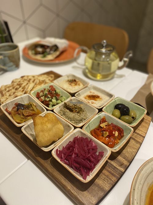 Meze plate at Israel Grill in Krasnodar