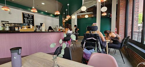 Inside at Dooped Donuts in Detroit