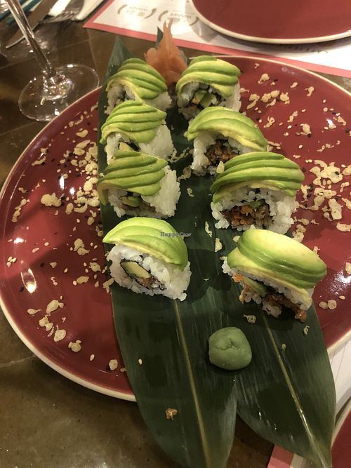 Dragon roll at 123V Browns in London