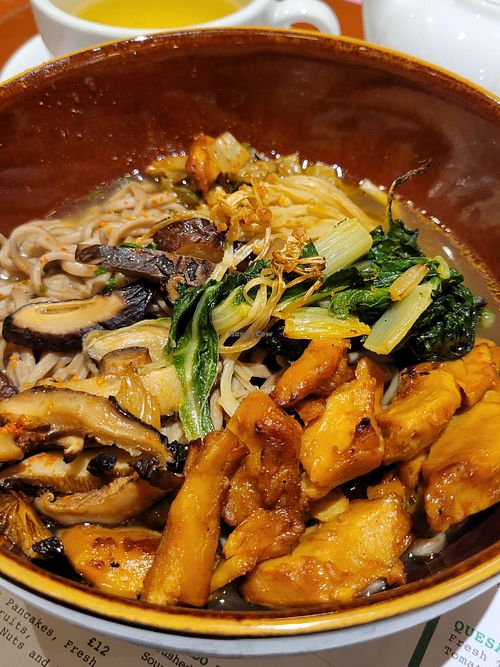Soba noodle tiger bowl at 123V Browns in London