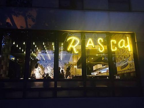 Restaurant from street at Rascal in Newcastle
