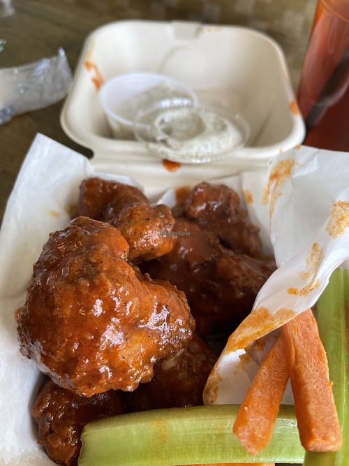 Buffalo cauliflower!  at The Social Vegan in Lexington