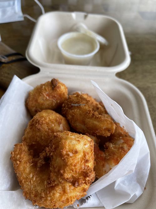 Coconut shrimp!  at The Social Vegan in Lexington
