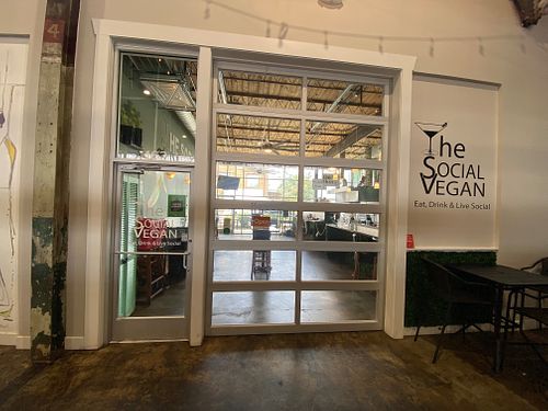 Interior entrance at The Social Vegan in Lexington