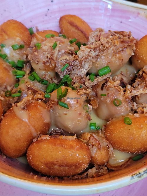 Loaded gnocchi. Deep fried at Pastan Barbican in London