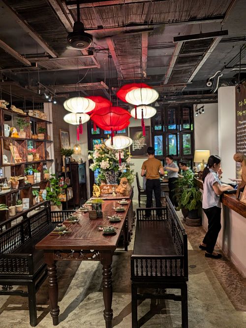 Little shop at Sangha Vegetarian Restaurant in Da Nang