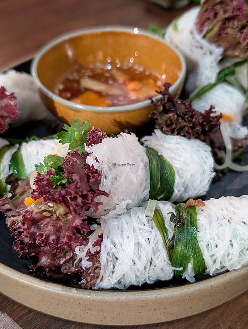 Rolls at Sangha Vegetarian Restaurant in Da Nang