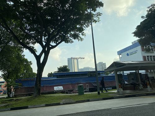 Inside canteen  at Vegetarian THAI Sukata 素烧烤 in Central Singapore