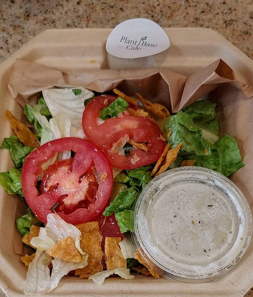 side salad  at Plant Base Cafe in Santa Fe