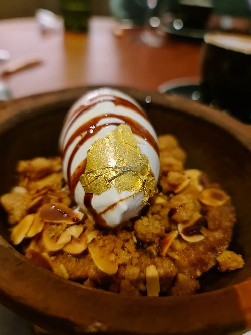 Next level crumble at Lona Misa in South Yarra