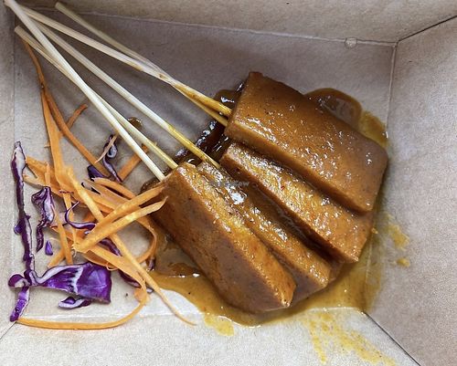 Chicken satay  at Thai Vegan - temporarily closed in Albuquerque