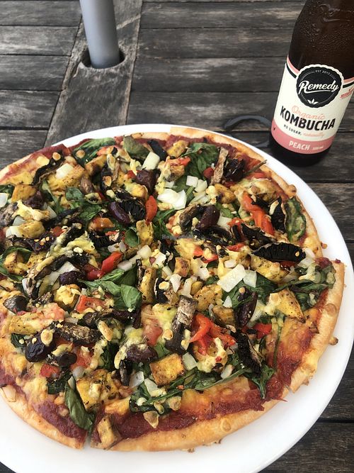 Umu vegan pizza. Surprisingly good 😋  at UMU in Coromandel