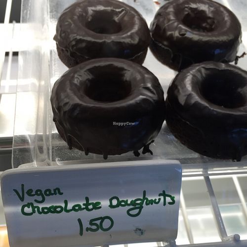 lots of yummy vegan baked goods at Tiger Lily Cafe in Chesterton