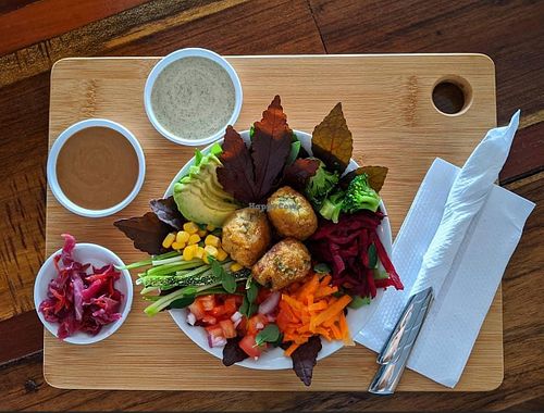 Their Rainbowl.  at Grow in Puerto Viejo De Talamanca