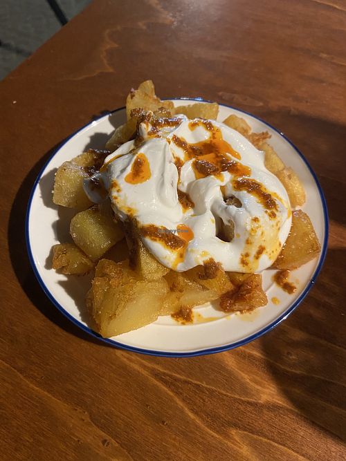 Bravas galosas   at La Golosa Vegan Vurger in Barcelona