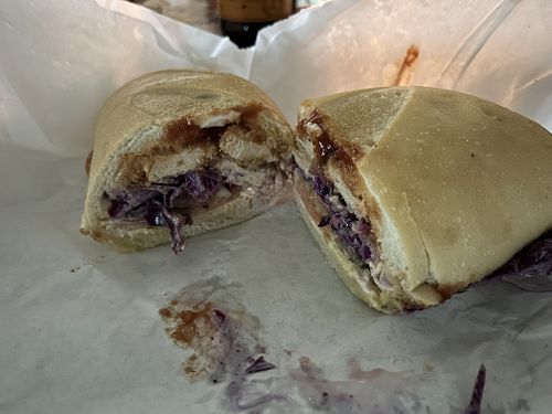 #22 - the hot breaded chicken sando - very good!   at Timmy Ginger's Sandwich Shop in Roseville