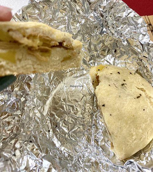 Photo doesn’t do justice but vegan kolaches! at Trendy Eats & Vegan Treats in Corpus Christi