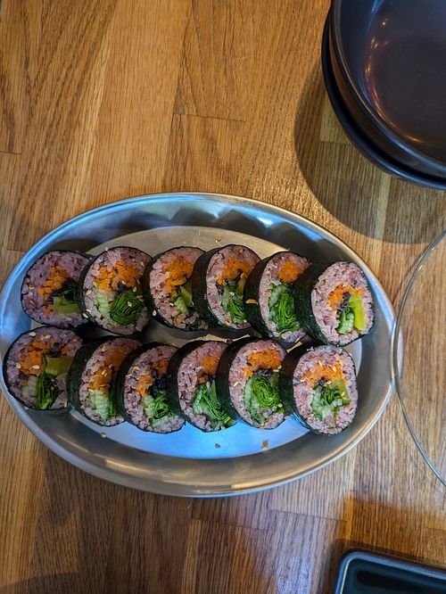 Veggie sushi at Kini in Hamburg