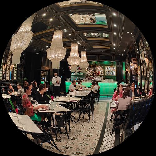 restaurant interior. at National Kitchen by Violet Oon in Central Singapore