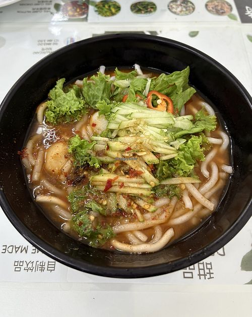 Asam (sour) laksa    at Gratitude Veggie Cafe 感恩素食馆 in Ayer Itam