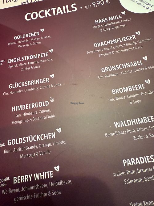 menu  at Hans im Glück  in Chemnitz