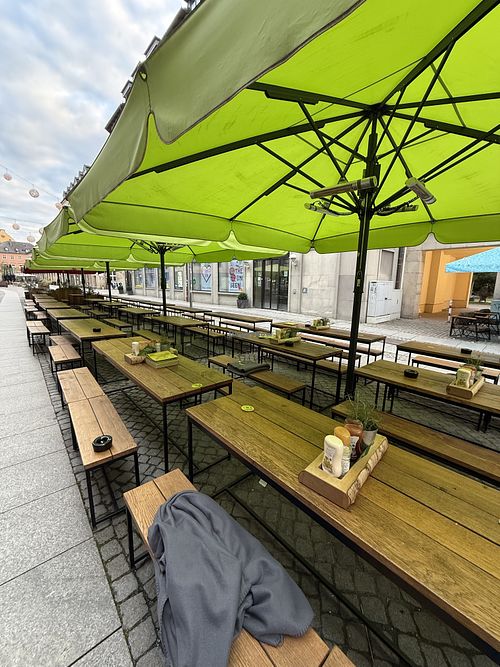 outside  at Hans im Glück  in Chemnitz