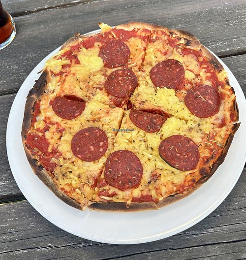 Vegan pepperoni  at The Bull Inn in Henfield