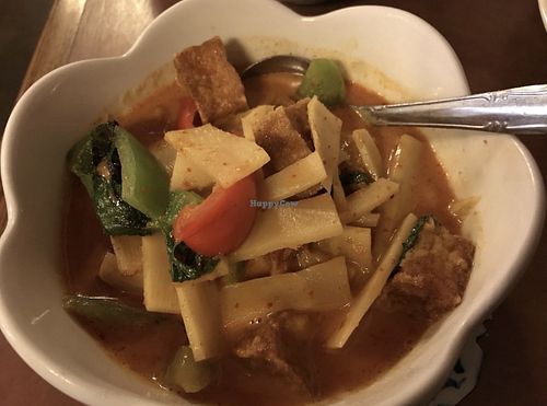 Red curry   at Baan Thai Restaurant in Leavenworth