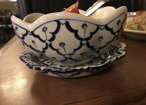 Bowl depth of curry - a lot of food!   at Baan Thai Restaurant in Leavenworth