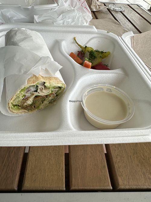 Falafel wrap  at Hannah's Kitchen in Boca Raton