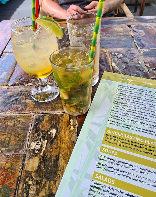 Drinks at Ginger in Willemstad