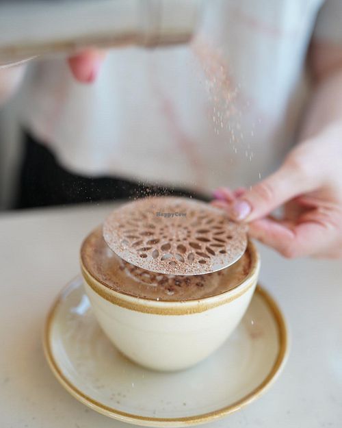 Dreamy coconut cappuccino  at KIND - Coffee & eatery in Chichester