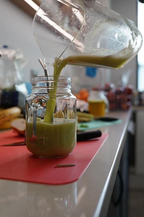 green goddess juice! at KIND - Coffee & eatery in Chichester
