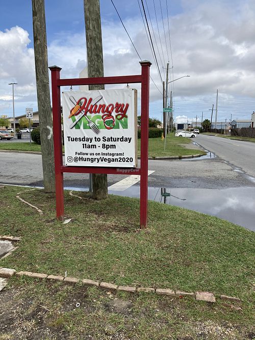 Sign at Hungry Vegan in Savannah