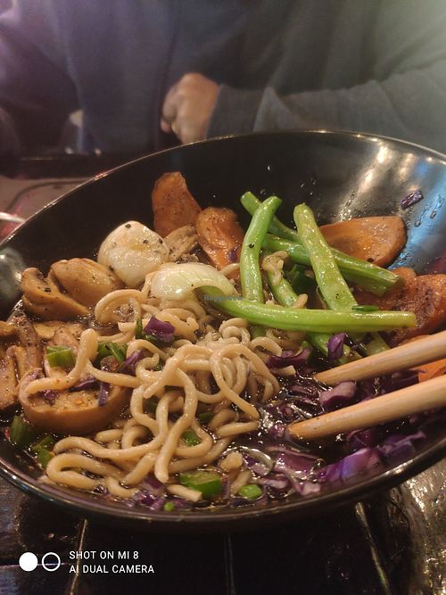 Veg ramen at BueyCup in La Paz