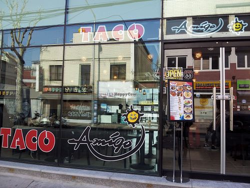 New refurbished exterior at Taco Amigo - 타코 아미고 in Seoul