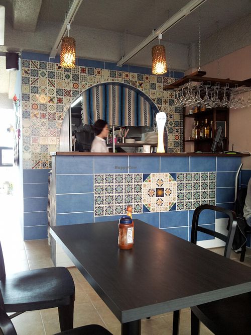 Interior open kitchen at Taco Amigo - 타코 아미고 in Seoul