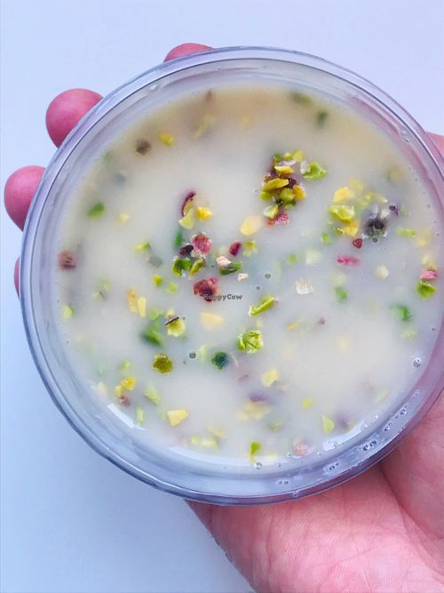 vegan rice pudding at Fit ve Hafif in Istanbul